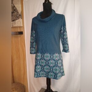 Sacred Threads Blue Textured Garment Dress Or Sweater🩵